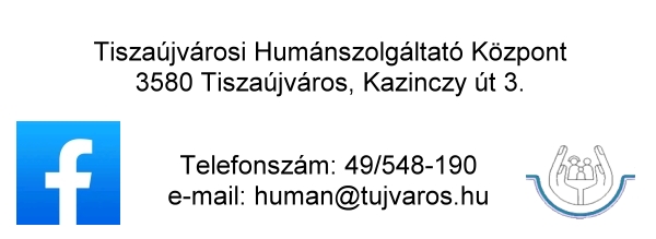 Tiszaújvárosi Humánszolgáltató Központ Facebook oldala Tiszaújvárosi Humánszolgáltató Központ Facebook oldala